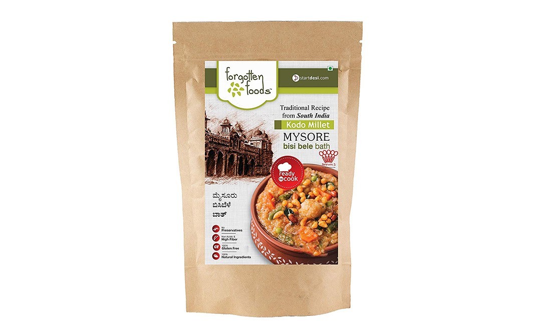 Forgotten Foods Kodo Millet Mysore Bisi Bele Bath   Pack  400 grams